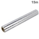 thumbnail image 1 of Inteprter Cocina impermeable a prueba de aceite pegatina papel de aluminio autoadhesivo papel pintado resistente al calor Decoración del hogar Plata 0.4 M * 15 M Inteprter HA000044-05, 1 of 6