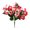Watermelon Red, variant on Artificial Pansy Flower Bouquet Outdoor UV Resistant Faux Pansies Flowers Bundle Realistic Silk Fake Bouquets for Porch Garden Yard Window Decor
