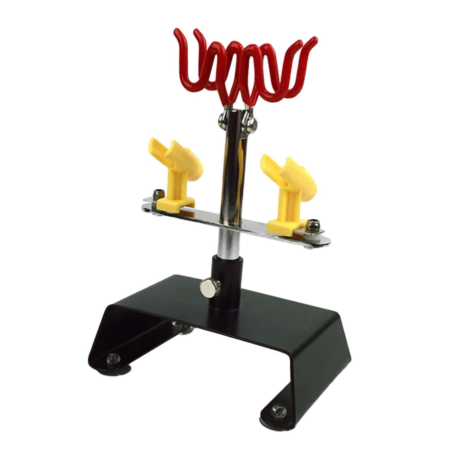 Airbrush Holder Stand Station with Suction Cups for Tabletop Model Spray Painting and Garage Workspace Organization