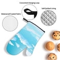 thumbnail image 4 of ZICANCN Oven Mitts and Pot Holders Sets, White Sky Fluffy Clouds Baking Sets Kitchen Heat Resistant 4 Pieces, 4 of 8