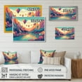 thumbnail image 4 of Designart "Hot Air Balloons Take Off In The Mountains I" Landscape Mountains Wall Decor, 4 of 5