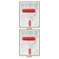 thumbnail image 1 of Maytalsory Various Embossed Pattern Painting Roller With Plastic Tool Handle 7 Brush Type 5 2PCS, 1 of 4