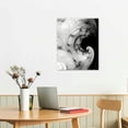thumbnail image 2 of ARISTURING Black and White Abstract Print Artwork Modern Canvas Painting Wall Art Decor for Living Room Bedroom Bathroom 16x20 inch, 2 of 4
