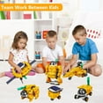 thumbnail image 4 of STEM Projects for Kids Ages 8-12, 6-in-1 Solar Robot Kit Space Toys, Science Experiments Kits Toys for Boys Girls, Orange, 4 of 8