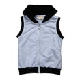 thumbnail image 5 of Liyamei Kids Zip Up Sleeveless Vest for Fall Casual Outerwear Layering Size 11-12 Years, 5 of 6