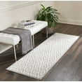 thumbnail image 2 of Geometric White/Grey Area Rug by Bellamy Studios, 2 of 6