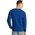 thumbnail image 3 of Hanes Long Sleeve Men T-Shirt 2-Pack Beefy-T Crewneck Soft Cotton Full Cut S-3XL, 3 of 3