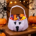 thumbnail image 6 of Halloween Decoration Indoor Outdoor Clearance Under $5.00! Thanksgiving Fall Decorations for Home, Halloween Candy Bag Ghost Face Halloween Decorative Tote Bag, 6 of 6