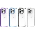 thumbnail image 5 of Compatible with iPhone Case,Clear Matte Bumper Camera Lens Protection Shock Absorbing Soft Shockproof Cover Phone Case (Purple,iPhone 12 Pro Max), 5 of 6