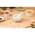 thumbnail image 6 of HIC Kitchen Mortar and Pestle for Grinding Spices and Herbs and Crushing Pills, Fine Porcelain, 6 of 6