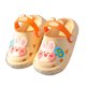 thumbnail image 3 of Bonitas y ventiladas, con diseño recortado, talla 32/33, largo interior de 7,1 pulgadas, pantuflas de jardín con estampado de conejo beige, 3 of 8