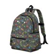 thumbnail image 2 of Monster Cartoon Truck Black Pattern Cute School Backpack with Padded Back and Adjustable Shoulder Straps 13.4"x11"x4.7", 2 of 5