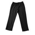 thumbnail image 3 of Maean Big and Tall Cotton Linen Pants for Men Summer Loose Lightweight Elastic Waist Beach Pant S-5XL, 3 of 5