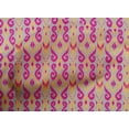 thumbnail image 4 of oneOone Cotton Cambric Fabric Stripe & Swirl Ikat Print Fabric By The Yard 56 Inch Wide, 4 of 4