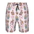 thumbnail image 4 of Naloa Hello Easter Men's Beach Shorts, Surfing shorts, Swim trunks, Quick Dry Swim Trunks for Surfing Beach Fun - Large, 4 of 9