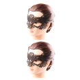 thumbnail image 2 of Guardurnaity Fundas de gargantilla de vampiro, encaje exquisito, diseño ahuecado, pieza facial cómoda para Cosplay, costumbres exóticas para fiesta Type2 NO2 Guardurnaity CBP201247, 2 of 6