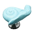 thumbnail image 2 of GROWTH TANK Poignée de Porte en Céramique pour Armoire Tiroir Garde-Robe Escargot Bleu, 2 of 8