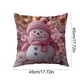 thumbnail image 3 of Fundas de Almohada Navideñas de 45X45 Cm | Fundas Decorativas | Tela Suave con Cremallera Oculta | Estampado Festivo | Material de Felpa Transpirable | Fácil de Limpiar | Tamaño Universal 45X45 Cm |, 3 of 6