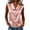 Pink, variant on cocolona Womens Summer Satin Tank Tops Lapel Sleeveless Button Shirts Trendy Casual Solid Color Blouses