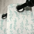 thumbnail image 3 of Ambesonne Nature Grommet Curtain, Floral Fresh Plants, 50" x 84", Green Cream, 3 of 6