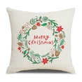 thumbnail image 2 of Advancent Funda de almohada navideña con estampado de Navidad, funda de cojín para sofá, funda de almohada decorativa para el hogar, sofá, Navidad, Kits de decoración para fiestas No.03 Advancent HA007803-03, 2 of 6