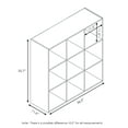 thumbnail image 5 of Furinno PELLI CUBIC Storage Cabinet in 3x3 in Espresso, 5 of 5