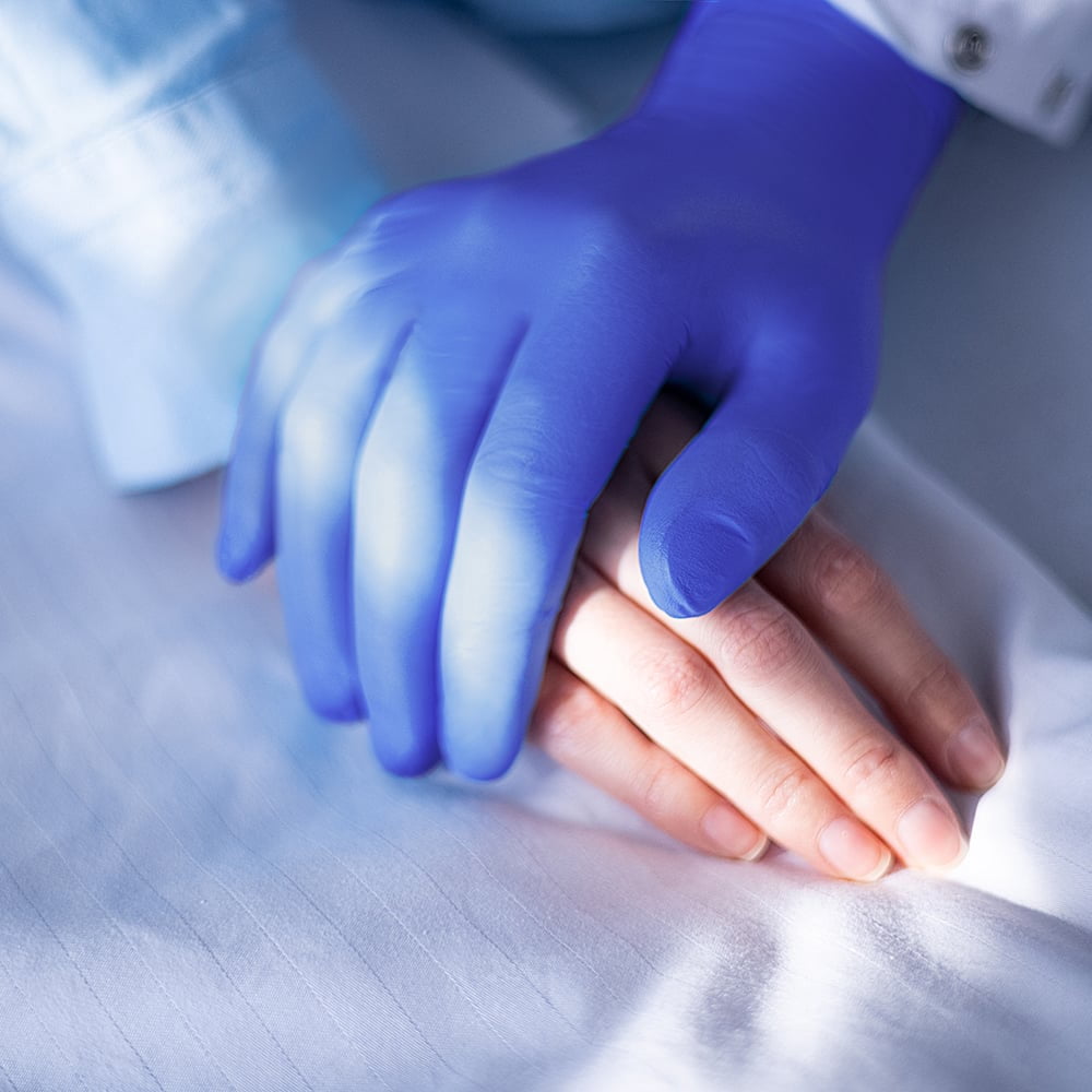 Tronex 9128 Nitrile Exam Gloves, Chemo-Rated, Powder-Free, Blue, X-Large, Case of 2,500