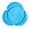 Blue, variant on Silicone Dog Lick Mat with Powerful Suction Cups, Flower-Shaped Pet Slow Feeder Mat for Cats and Dogs, Calming Treat Mat for Anxiety Relief, Bathing and Grooming Distraction