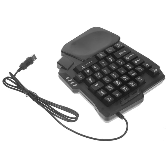FOMIYES Black Computer Game Keyboard with Backlight Designed for E-Sport and Gaming Use