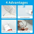 thumbnail image 4 of Vxdvou Portable Wall Repair Paint with Roll Brush, Wall Spackle Hole Filler for Quick and Easy Home DIY, Non-Toxic Interior & Exterior Use for Cracks and Stains, 4 of 5