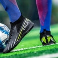 thumbnail image 5 of Yiomxhi High-Top Soccer Cleats for Men Adult Younth Lightweight Football Shoes with Ankle Support, Breathable Outdoor Turf Cleats for Training and Matches, Long Studs and Short Studs, 5 of 7