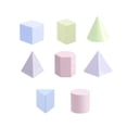 thumbnail image 1 of 8 piezas en forma 3D geométrica Montessori juguete de aprendizaje juego clasificador de formas juego geométrico juguete de clasificación juego de, 1 of 9