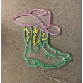 thumbnail image 3 of Glowneon Cowboy Boot And Hat Neon Sign, Art Wall Decor, 3 of 4