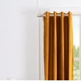 thumbnail image 2 of SAFAVIEH Creslia Contemporary Mustard Solid Grommet Blackout Curtains, 52" x 96", 2 of 5
