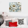 thumbnail image 5 of Nawypu  Peony Flowers Painting Wall Art: White Blossom Artwork Floral Canvas Picture for Bedroom&nbsp;, 5 of 6