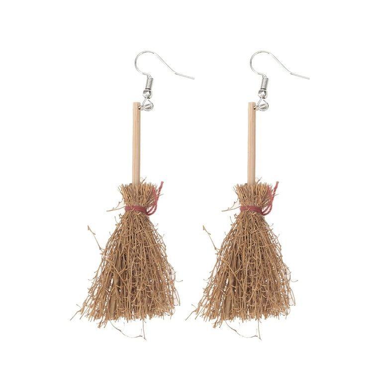 Broom earrings sale