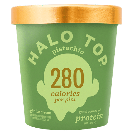 Halo Top Creamery Ice Cream, Multiple Flavors Available, Case of 8 (Best No Sugar Added Ice Cream)