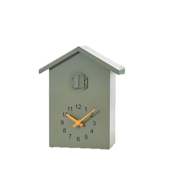 Horloge Murale Style Coucou Oiseau Carillons de Fenêtre Heure Horaire