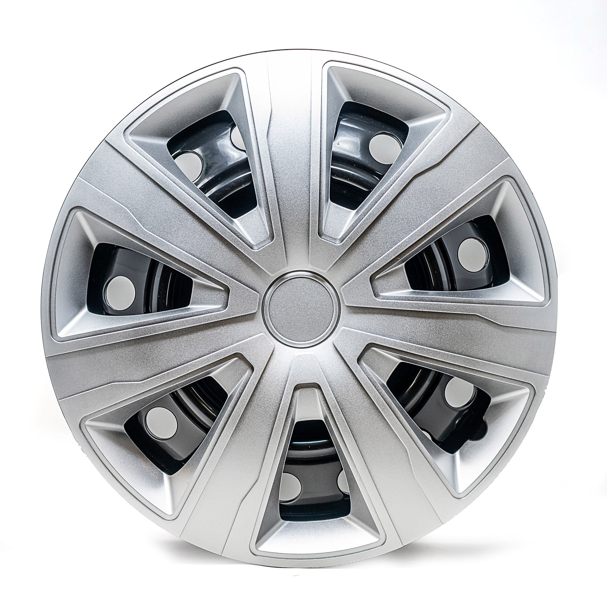 Alpena 16" Tenzo Wheel Covers, Silver, Set of 4, Model 58375, Fits Most Steel Wheels