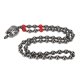 thumbnail image 1 of Collar De Terahercios, Collar Curativo Para Reducir El Dolor, Drenaje De Meridianos, Promover La Circulación, Cuerda Elástica De Alto Brillo Para Hombres Para El Hogar, 1 of 7