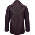 thumbnail image 3 of Mens Mid-Length Cowhide Leather Box Jacket-Fairford in Brown, 3 of 4