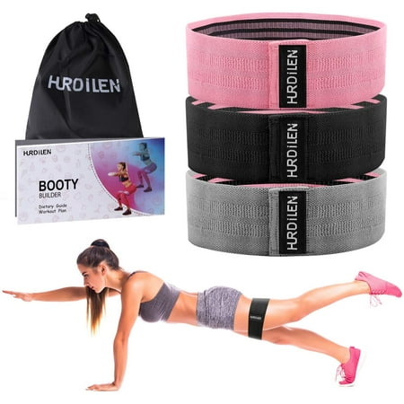 Resistance Loop Bands Set - 5 Exercise Bands 12"x2" For Glutes, Legs, Arms Workout, Home & Gym Fitness, Latex Material