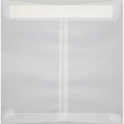 8 x 8 Square Envelopes - Clear Translucent (250 Qty.)