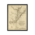 thumbnail image 3 of 1781 Cape Fear River Map - Framed Vintage Map of North Carolina - Old North Carolina Map - Restored Cape Fear River NC Map Wall Art Poster, 3 of 9
