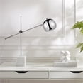 thumbnail image 2 of Posh Living Ameya Table Lamp 5ft Power Cord Marble Stone Base Chrome, 2 of 9