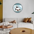 thumbnail image 4 of I Do What I Want,Never Stop Dreaming,Moose Round Vintage Tin Sign Animal Wall Art Inspirational Quote Sign for Bedroom Bathroom Metal Sign 12x12 Inches, 4 of 6