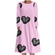 thumbnail image 2 of ICHUANYI Liquidación Mujer Casual Cuello Redondo Manga Larga Abotonado Plegable Vestidos Estampados ICHUANYI WER202308172819, 2 of 5