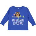 thumbnail image 3 of Inktastic My Grammy Loves Me Owl Girls Long Sleeve Toddler T-Shirt, 3 of 5