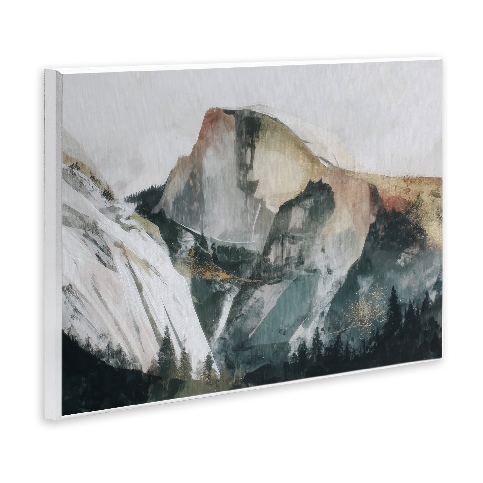 Stupell Industries Abstract Sierra Nevada Mountain Wall Plaque Art, design by Chromatic Storm Studio
