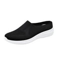 thumbnail image 2 of Willtoo Orthopedic Nurse Shoes for Women with Arch Support - Slip On Tennis & Walking Sneakers, Wide Width Non-Slip Server Shoes, Valentine’s Day & Birthday Gifts Black 7.5 Wide, 2 of 5